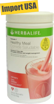 HERBALIFE Formuła 1 Koktajl odżywczy Shake mix nutritiv 750g - smak truskawek i malin